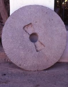 German Lava mill stone, Bridgenorth