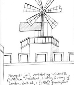 Newgate Prison windmill