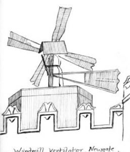 Newgate Prison windmill