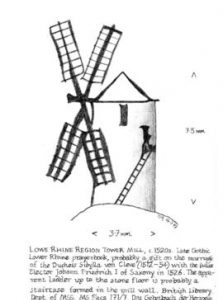 Tower mill, Lower Rhine region