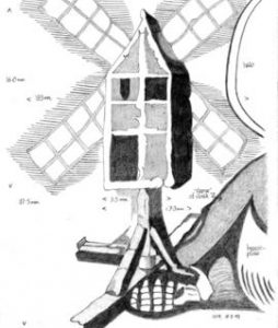 Medieval post mill, France