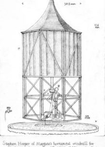 "Stephen Hooper of Margate's horizontal windmill"