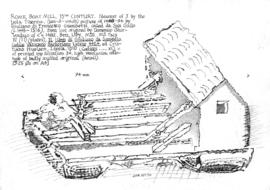 Three boat mills on the River Tiber, Rome