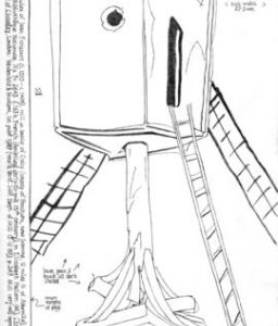 Post mill at the Battle of Crécy