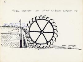 Typical breastwheel with Whitmore and Binyon depressing gate