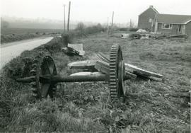 Remains of pair of wheels and millstones, Moreton
