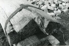 Ruined millpost detail, Moreton