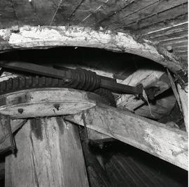 Top of Main post and Worm Gear, Ramsey post mill