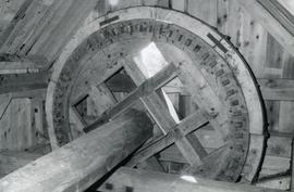 Brake wheel and windshaft in a toe mill in Pernaja, Uusimaa