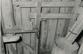 Hand tentering gear in a toe mill on Alitalo Farm in Masku, Kiveinen, Varsinais-Suomi