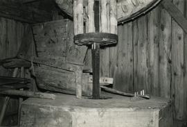 Wallower and stones in Säkylä toe mill, Varsinais-Suomi