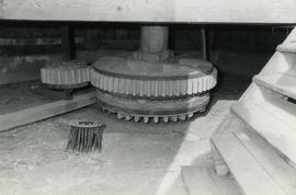 Drive to stones and machinery in Vampula museum mamsel mill, Satakunta