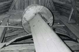 Windshaft and tail lantern drive in a mamsel mill in Loviisa, Uusimaa
