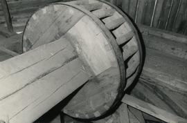 Windshaft and lantern wheel at tail in a mamsel mill in Loviisa, Uusimaa