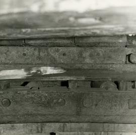 Shot curb in Lepaa mamsel mill in Tyrväntö, Häme