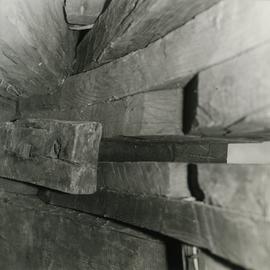 Curb and roller in the museum mamsel mill in Hauho, Häme