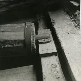 Tail bearing in the museum mamsel mill in Hauho, Häme