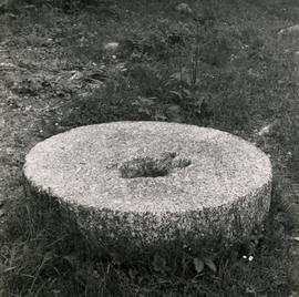 Mill stone near the museum mamsel mill in Hauho, Häme