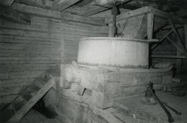 Stones and substructure in the chicken-hawk museum mill in Kuortane, South Bothnia