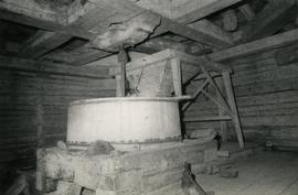 Stones and substructure in the chicken-hawk museum mill in Kuortane, South Bothnia