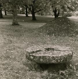 Millstone from a magpie mill at Venäjä Manor, Humppila, South Bothnia