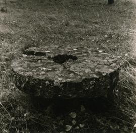 Millstone from a magpie mill at Venäjä Manor, Humppila, South Bothnia