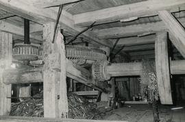 Drive and ground floor in Louhisaari Manor magpie mill in Askainen, Varsinais-Suomi