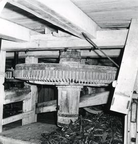Bottom floor in Louhisaari Manor magpie mill in Askainen, Varsinais-Suomi
