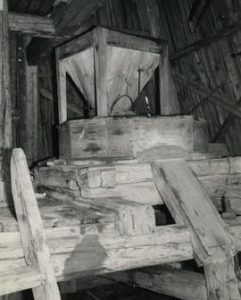 Mill stones in the spider mill in Uusikaupunki, Varsinais-Suomi