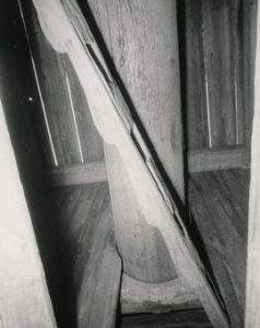 Post and ladder in Vikelä Farm magpie mill in Ylöjaäivi, Taivalpohja, Häme