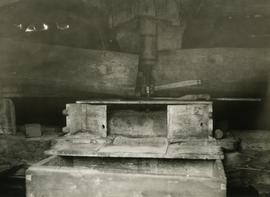 Stones inside a magpie mill in Humppila, Häme