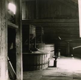 Inside of watermill at Hauho, Vihavuosi Rapids, Häme