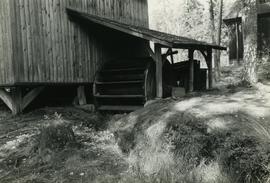 Waterwheel of the open air museum water saw mill in Sarvilahti, Helsinki, Uusimaa