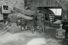 Large trip hammer at Ahlström Company's trip hammer forge, Strömfors ironworks in Ruotsinpyhtää, Uus