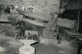 Large trip hammer at Ahlström Company's trip hammer forge, Strömfors ironworks in Ruotsinpyhtää, Uus