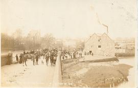 The meet at Wooton Bridge. Isle of Wight. March 20 1905.