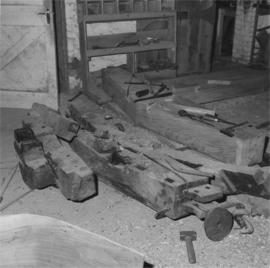 Making a new weather beam at Charlton Workshops