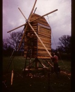 Construction of model post mill