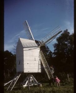 Model post mill built by R J de Little