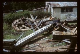 Wreckage from collapse of Downs Mill, Bexhill