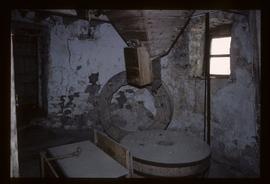 Stone floor of combined wind- and watermill