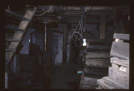 View inside combined wind- and watermill