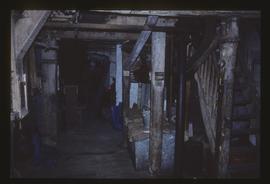 View inside combined wind- and watermill