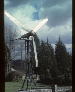 Modern 3-bladed wind engine