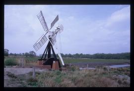 Clayrack Mill, Ludham, restored with sails