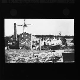 Watermill, Bromborough, showing water mill and tower mill