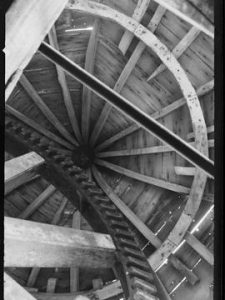 Roof of cap, tower mill, Wellingore