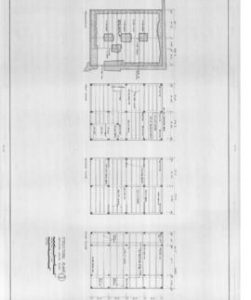Floor plans showing timberwork