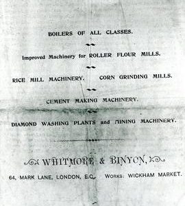 Boilers and Machinery Advertisement