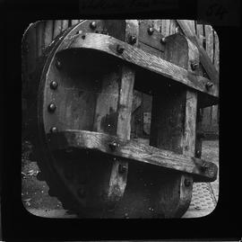 'Stokesby face wheel' - possibly the head wheel from Old Hall Mill, Stokesby, Norfolk